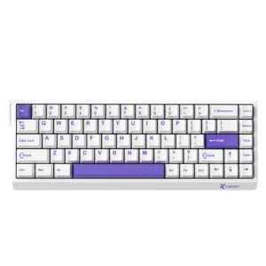 WENEX NEXAR HAVOC compact gaming keyboard, white with purple keycaps