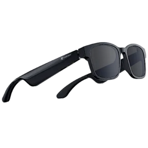 WENEX ViaVel smart glasses with open-ear audio, black frame