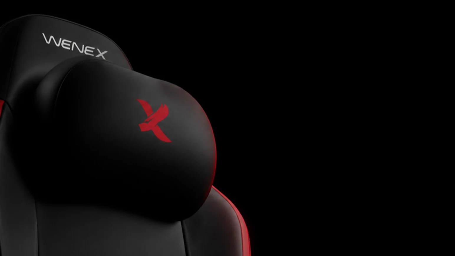 شعار الثعلب القرمزي مطرزًا على وسادة رأس WENEX COMMANDER