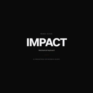 WENEX NEXAR IMPACT — لوحة مفاتيح ميكانيكية، قيد الإنتاج لمشتري الأعمال
